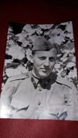 Antique cc.1950 Photo portrait of a soldier in uniform according to the pictures