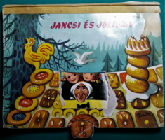 Grimm: Jancsi és Juliska - Grafika: V. Kubasta,  TÉRBELI - 3D MESEKÖNYV, 1974-s kiadás