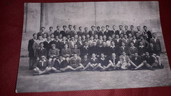 Antique cc.1940 Photo boy dormitory photo group photo postcard size according to the pictures