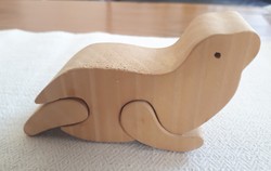 Wooden puzzle - seal - baby toy