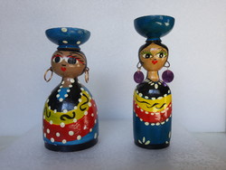 Mexican traditional wooden dolls