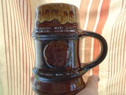 Zsolnay beer mug - clustered György consent mg tsz decs 1.2 liter