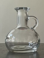 Glass pourer, oil and vinegar holder