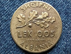 Albánia Olasz megszállás (1939-1943) 0.05 lek 1940 R (id62539)