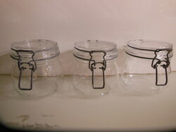 Canning jars - 3 pcs !! - French - marked - vintage - 5 dl - flawless - quality!!