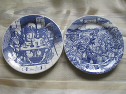 Ironstone porcelain wall plates