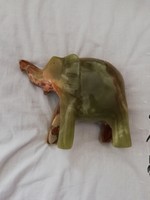 Green onyx elephant
