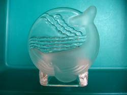 Partylyte taiwan dolphin glass candle holder