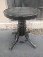 Antique thonet piano stool chair