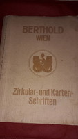 1896.Antik wien - vienna Berthold printing manufacturer font catalog according to pictures