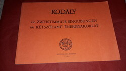 2014. Zoltán Kodály: 66 two-part singing practice books according to the pictures editio musica