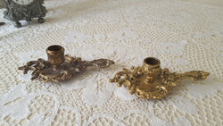 Beautifully crafted, brass walking candle holder 2 pcs.