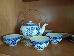 2 szett egy áráért!Kínai tojashej porcelán teás készlet+ baba porcelán szett