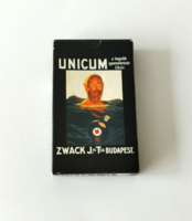 Unicum zwack unopened Hungarian card with reverse (in new condition)