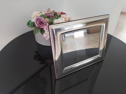 Real silver picture frame/mirror!