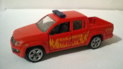 Siku 1443 vw amarok tdi fire department model car