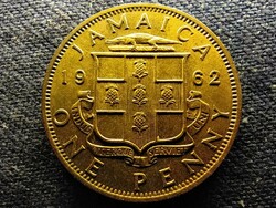 Jamaica ii. Elizabeth (1952-) 1 penny 1962 (id67423)