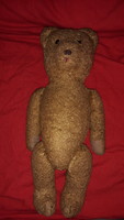Antique 1930s teddy bear stuffed with straw and African 41 cm, everything moves according to pictures