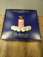 Hollóházi porcelán tűzoltó készlet