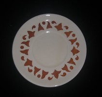 Gránit Kispest kerámia csésze alj 11,5 cm barna mintás