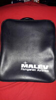 Old Malév check-in dark blue suitcase travel bag for one-space collectors according to the pictures