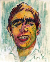József Egry 1.: Cheerful avant-garde self-portrait