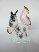 Pair of German Lippelsdorf porcelain birds