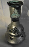 Green glass bottle, vase, hookah glass body