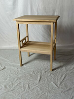 Új Szecessziós kis asztal (4db, tömör fa, gyártott)