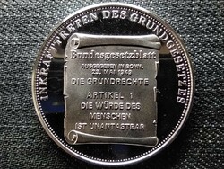 Németország 40 éves az NSZK Alaptörvény .925 ezüst érem PP (id48796)