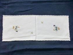 Embroidered tablecloth, Zsolnay cornflower pattern, mint condition!