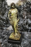 Aszklépiosz - gyógyítás istene mitológiai bronz szobor