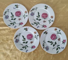 Limoges francia porcelán 4 db süteményes tányér