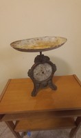 Clock scale with oval tray without hands
