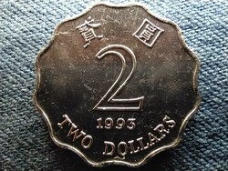 Hongkong 2 Dollár 1993 UNC FORGALMI SORBÓL (id70163)