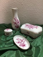 Raven House bonbonier + vase + bowl + ring holder