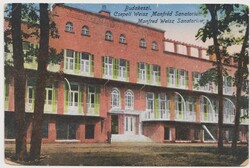 Budakeszi, Csepeli Weisz Manfréd sanatorium. K. J., Bp. 1918 - 1922. Postán futott.