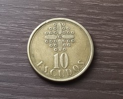10 Escudos, Portugal 1989