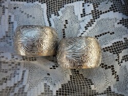 Silver-plated napkin ring - 2 pcs