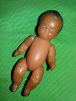 Antique small German plantable solid rubber doll 9 cm according to the pictures