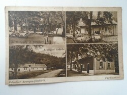 D195396 old postcard cute spa - 1936k Abaújkér stamp - (Abaújalpár)