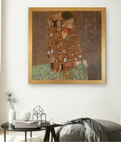 Gustav Klimt:A csók-repro