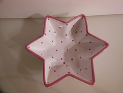 Bowl - gmundner - 15 x 15 x 4 cm - star-shaped - ceramic - beautiful - flawless