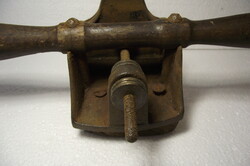 Antique cast iron vat v. Bognár hand planer.