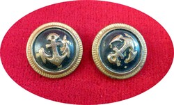 Military sailor uniform buttons 2 pcs. N23