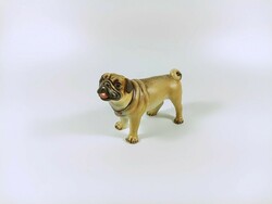Herendi, pug, dog, hand-painted porcelain figure, perfect! (B139)