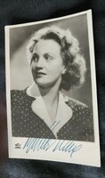 Cca 1942 unforgettable bulla elma movie star actress performer signed autograph photo sheet