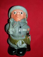 Antique very nice condition cartoon fairy rubber figure fireman 15 cm according to pictures