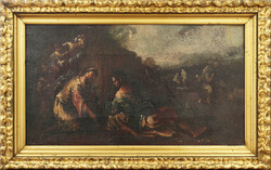 Ismeretlen XVII. századi itáliai festő - Pásztorjelenet