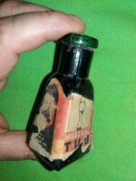 Antik MŰSZAKI TUS tinta üveg lezárt beltartalommal POLITÚR és VEGYITERMÉK KSZ a képek szerint